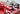 Angled view British Flag Cow Leather Sublimation Cushion - Stylish, unique cushion for a patriotic touch